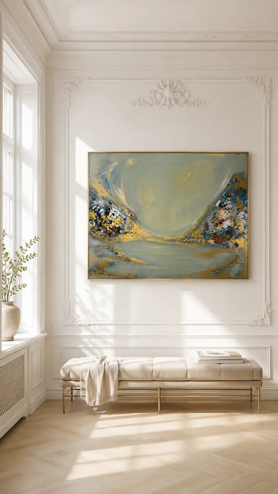 100 x 80 cm - Acryl door Johanna Odder