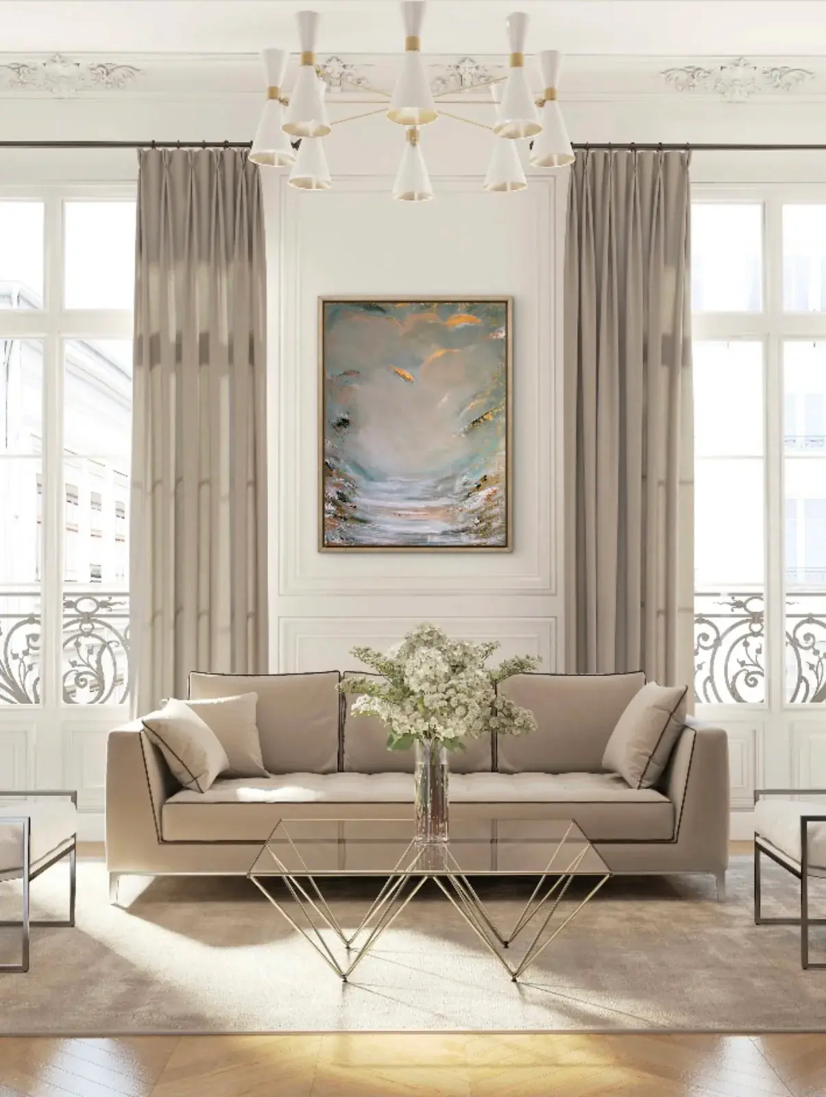 60 x 80 cm - Acryl door Johanna Odder (verkocht)