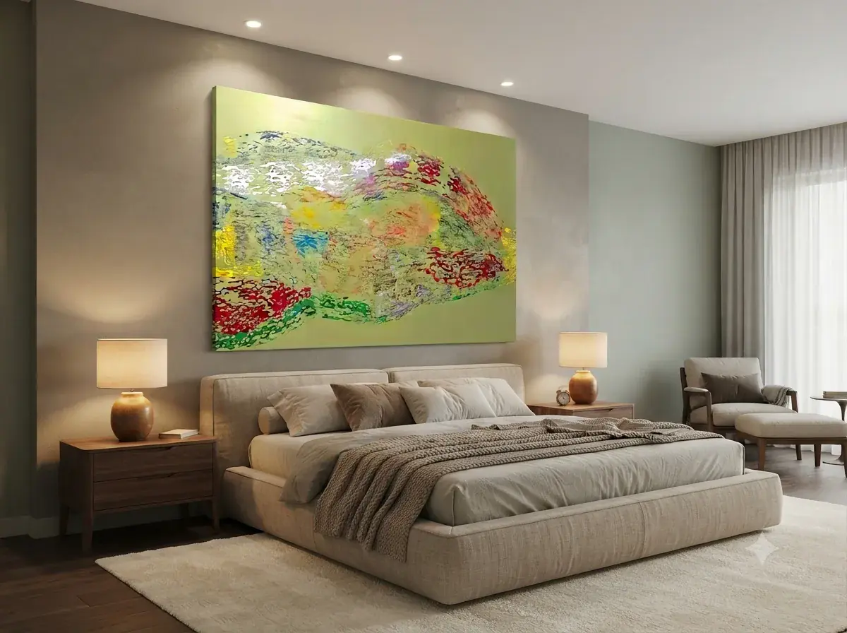F L O W - Acryl - Abstract door Kenneth Svensson