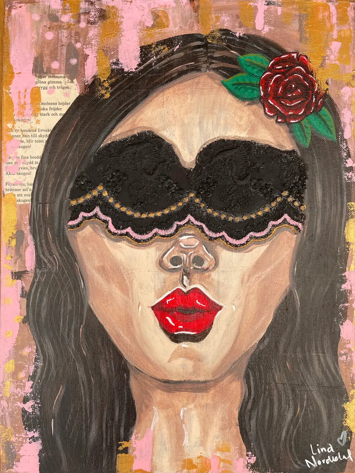 30 x 40 cm - Acryl door Lina A Nordblad