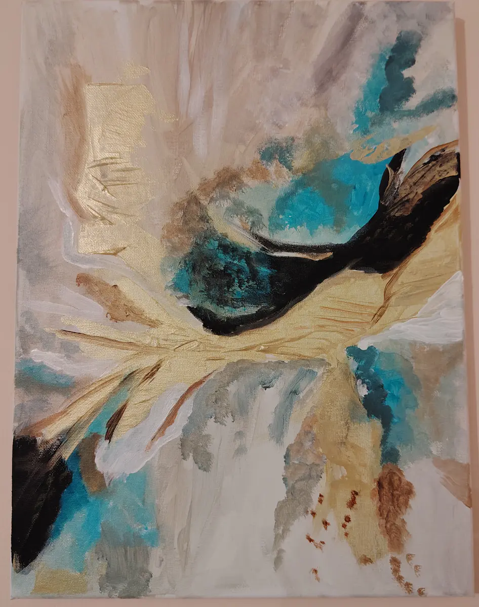 Unspoken - Acryl - Abstract - 30×40 cm door Donna