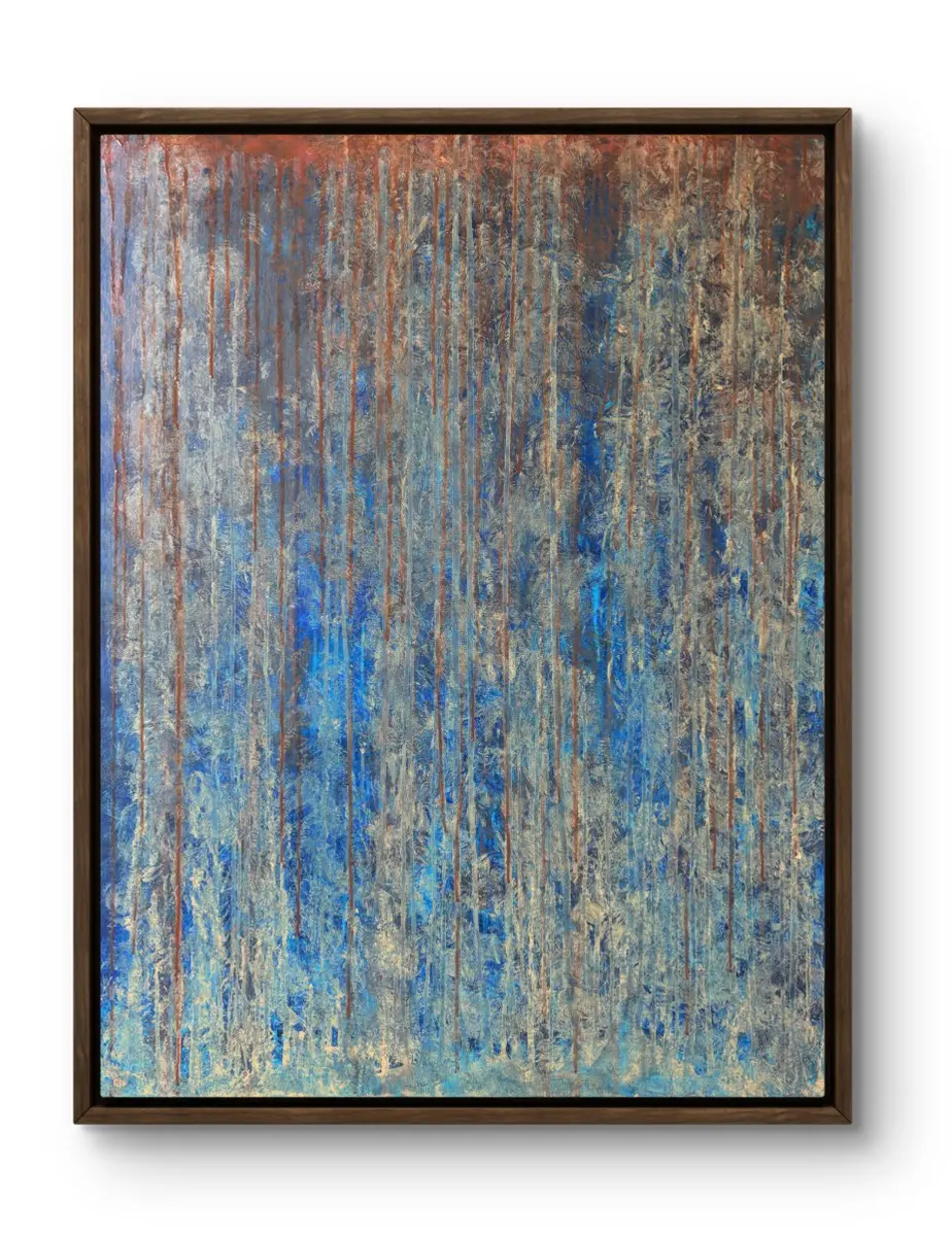Weathered - Acryl - Abstract - 80×100 cm door Sofia Boman