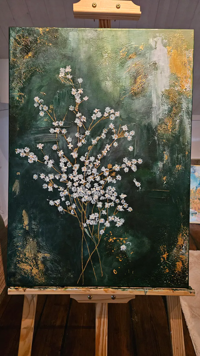 Serenade - Acryl - 50×70 cm door Lisa Lithman