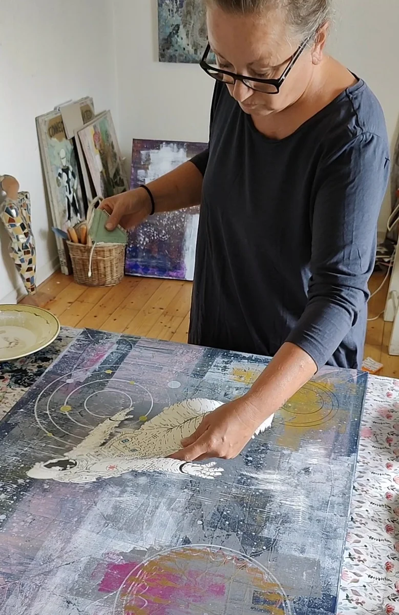Lærce Ryhl in de studio, Werkplaats II