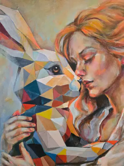 Flickan och den geometriska haren. thumbnail 2