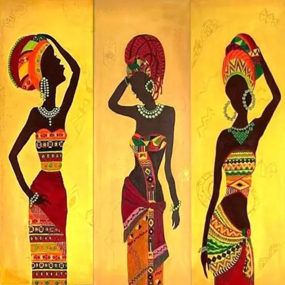 African Heritage – of Mary G. – Acrylic by Mary G