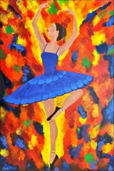 Celestial Grace – of Mary G. – Acrylic by Mary G
