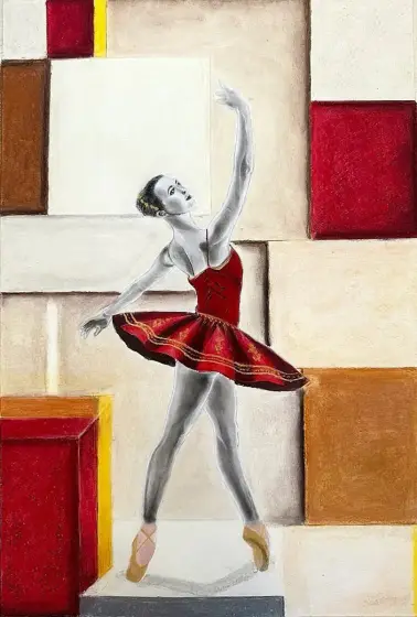 Pure Allegro av Mary G - Pastell av Mary G