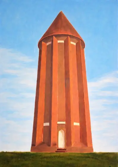 Qabus Monolith av Mary G - Olieverf door Mary G