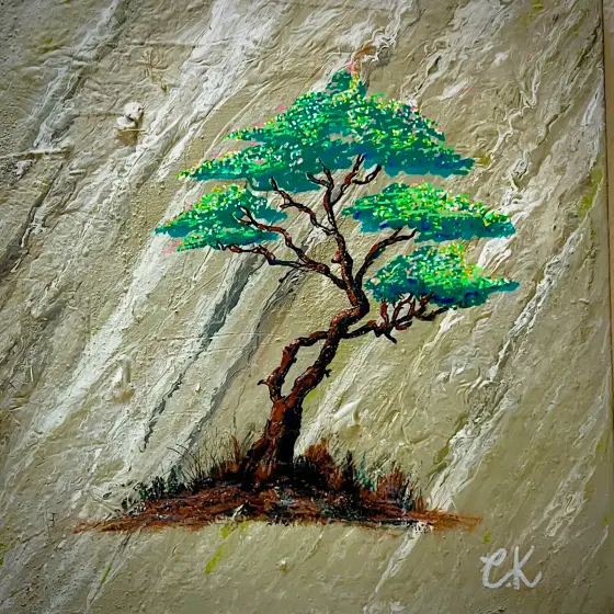 Trädet - Acryl door KvantART