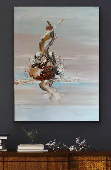 Flödet - Acryl door Johanna Odder