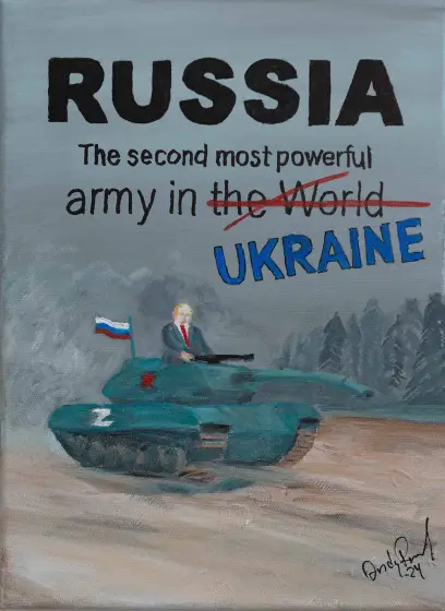 The Second Most Powerful Army - Acryl door Andy Renard