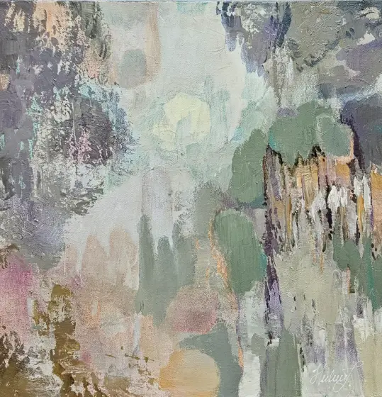 A Place Almost Remembered - Acryl door Tatiana Hellum