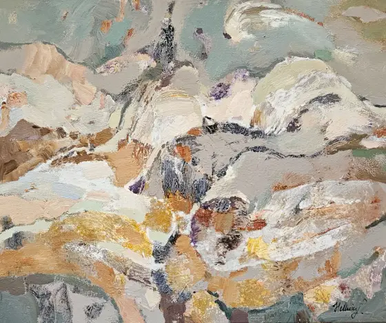Above the Treeline - Acryl door Tatiana Hellum