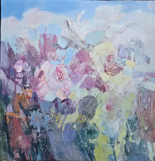 Boundless Spring. Dyptich /Framed thumbnail 3
