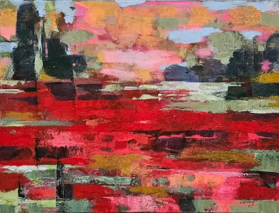 Poppies in Passing thumbnail 1