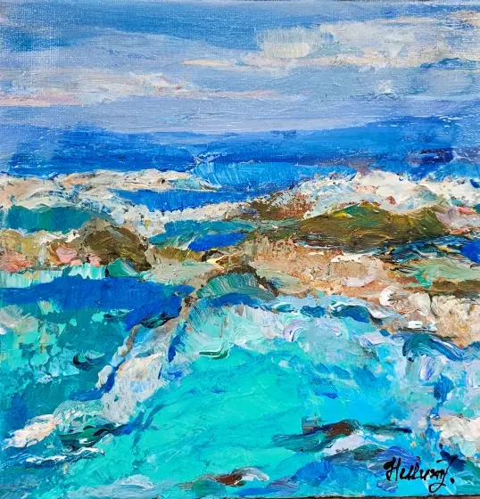 Tides of Light - Acryl door Tatiana Hellum