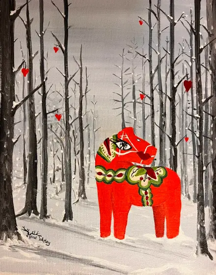 Kärleksvägen – Acrylic by Hjort i Sälen