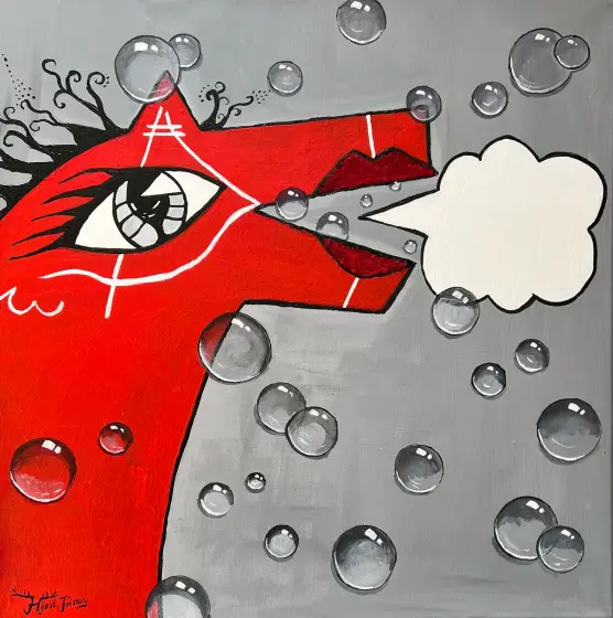What’s up – Acrylic by Hjort i Sälen