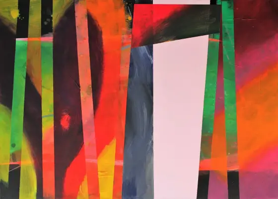Stor tavla abstrakt konst Abstrakt Resonans thumbnail 3