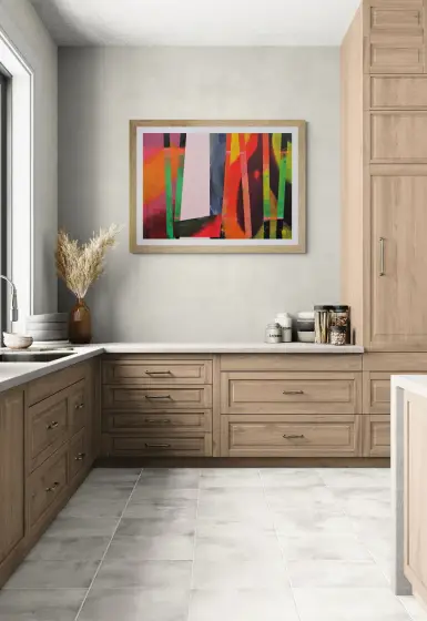 Stor tavla abstrakt konst Abstrakt Resonans thumbnail 7