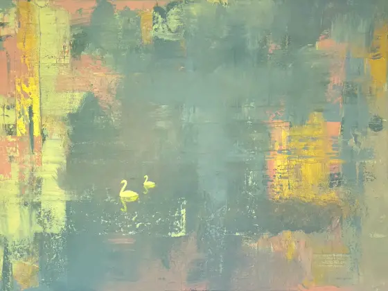 I samme retning - Acryl door Mlys Art