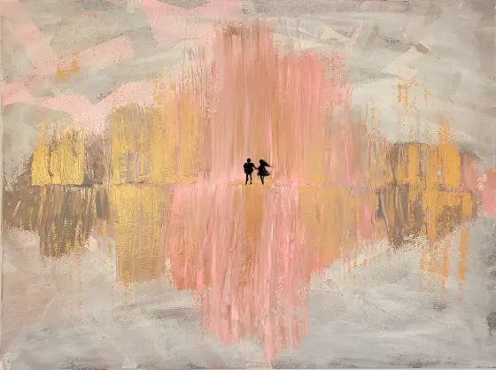 Just us - Acryl door Mlys Art