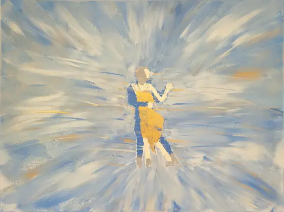 When we dance - Acryl door Mlys Art