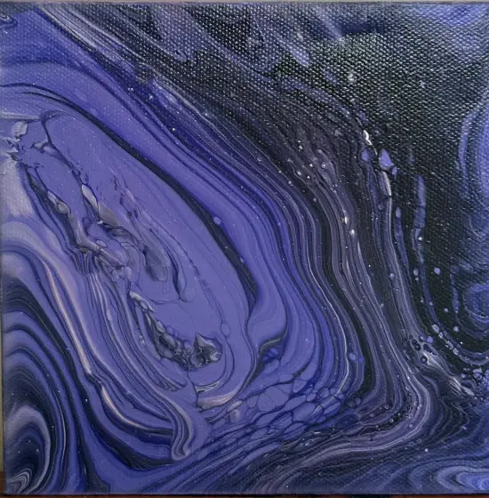 Galaxen - Acryl door Ann-Christin (Acmpainting) Martinsson