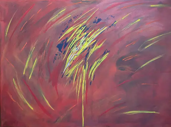 Virvelvind - Acryl door Ann-Christin (Acmpainting) Martinsson