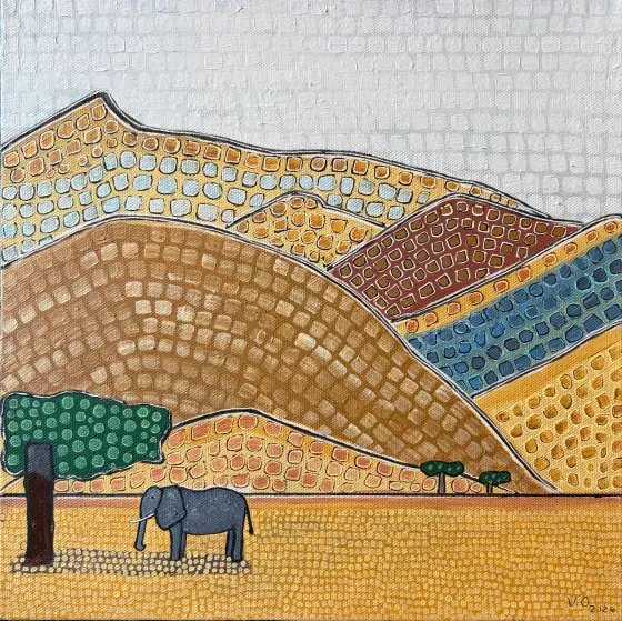 Kilimanjaro – Acrylic by Vivianne Otsa