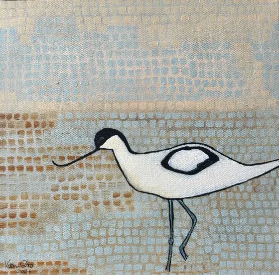 Liten Skärfläcka – Acrylic by Vivianne Otsa