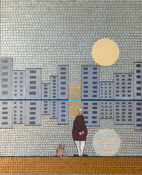 Reflektioner - Acryl door Vivianne Otsa