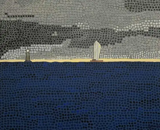 Towards the horizon – Acrylic by Vivianne Otsa