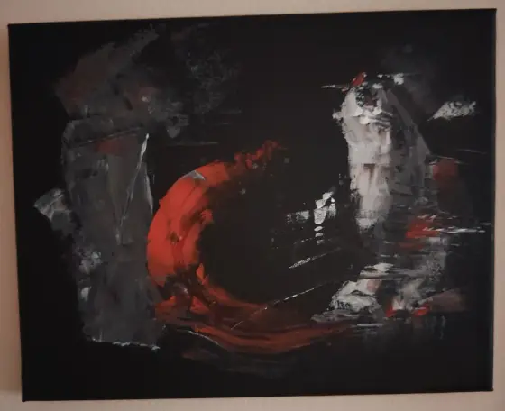 Embers in the Dark - Acryl door Donna
