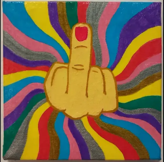 Vänliga hälsningar - Acryl door INA