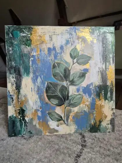 Eucalyptus - Acryl door Lisa Lithman