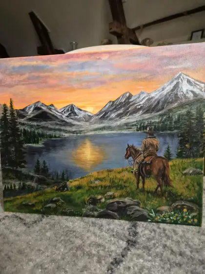 Wilderness Peace - Acryl door Lisa Lithman